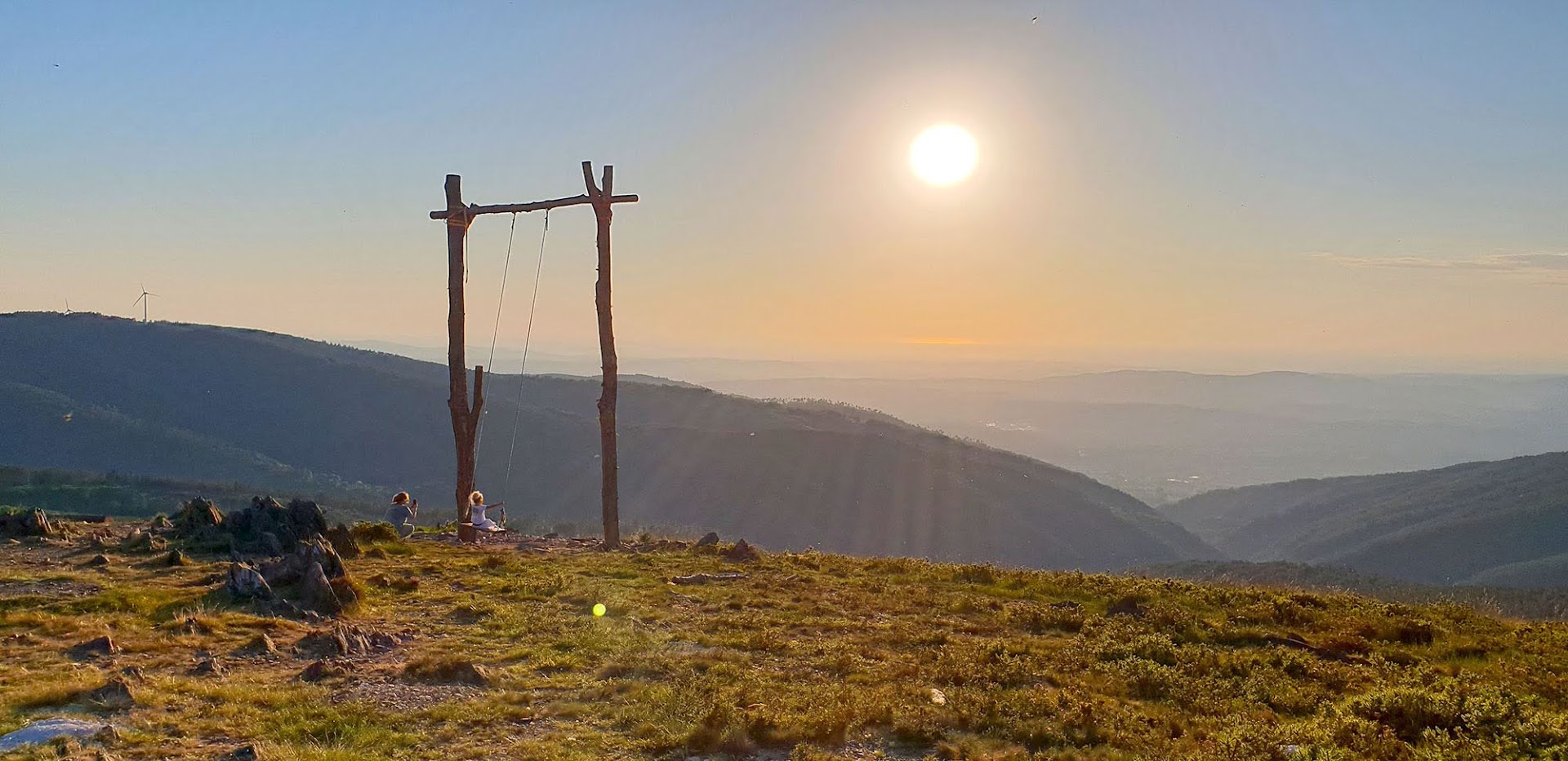 Baloiço panorâmico na Serra da Lousã